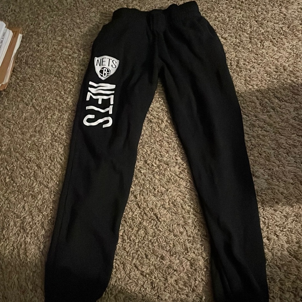 NBA Sweatpants, Size XS, Black & White